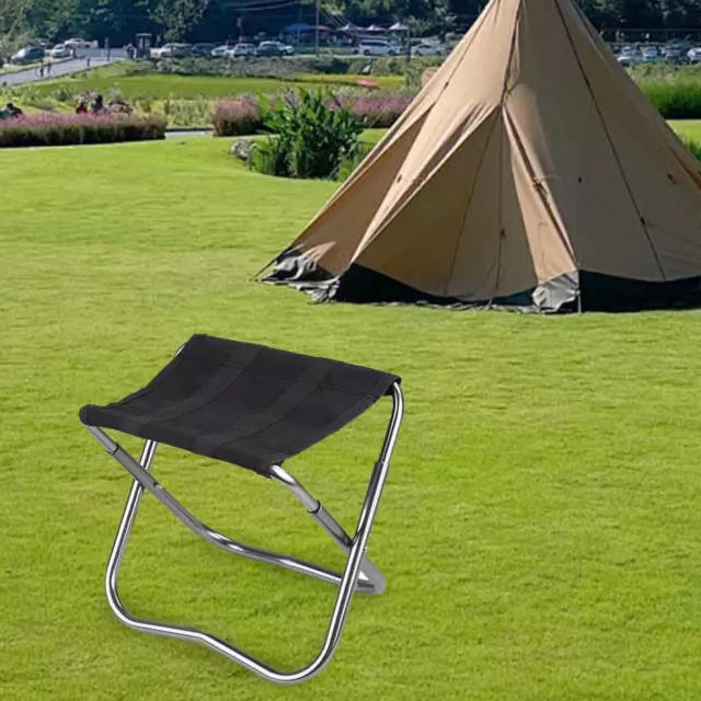 Tabouret pliable, tabouret de camping, pliable avec sac de rangement,