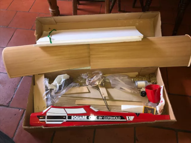 Cotswold SQUARE-ONE “A” Trainer Model Plane . Part Built In Box