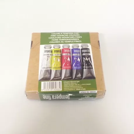 TEMPERA FINE  MAIMERI - SET 5  TUBI DA 20 ml - COLORI PRIMARI 3