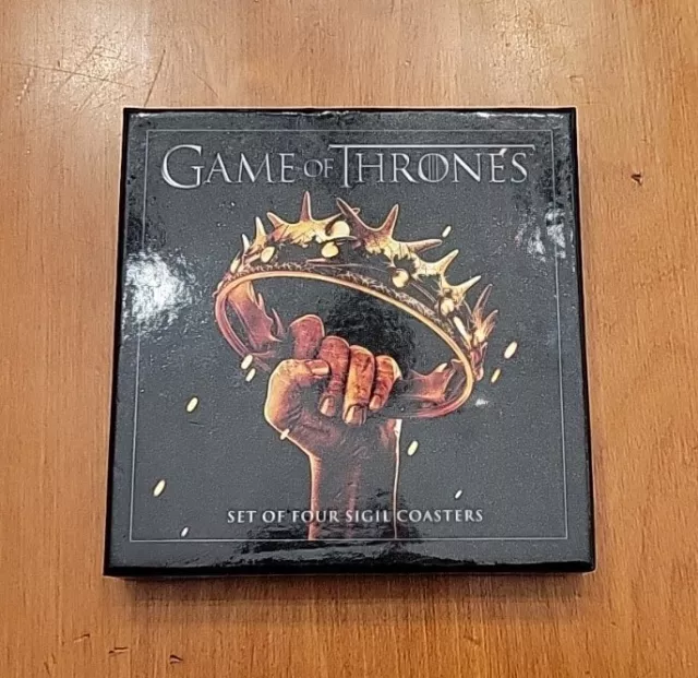 *NEW* Game of Thrones! House Sigil Coaster Set