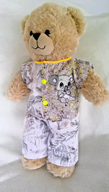 NEW BAB Build a Bear Handmade teddy  clothes to fit 40cm size boys/girls pyjamas