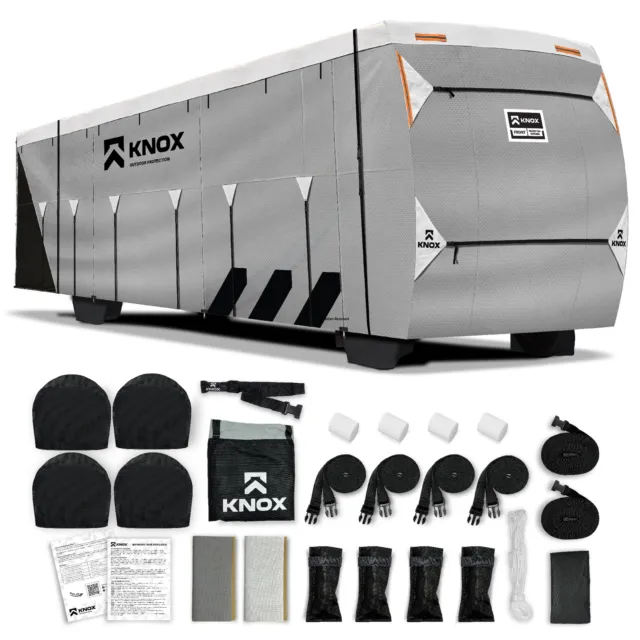 RV Motorhome Class A Outdoor Storage Cover, Anti-Tear 7 Layer, Fits up to 30'
