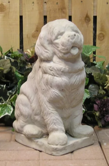 1437 Saint Bernard Newfoundland Mastiff Puppy Dog Latex Fiberglass Mold Concrete