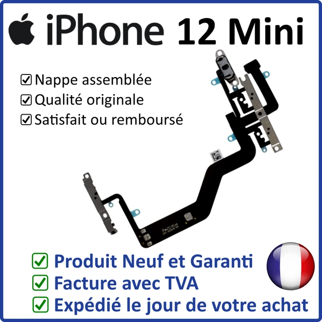 Iphone 12 Mini - Nappe Des Boutons Power Volume Mute Assemblée Avec Supports