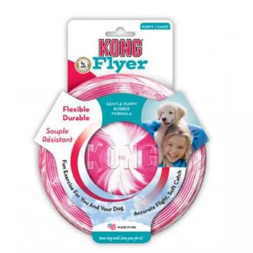 Kong Flyer Jouet pour Chien Assorti, 1 Chaque / Petit Par Kong