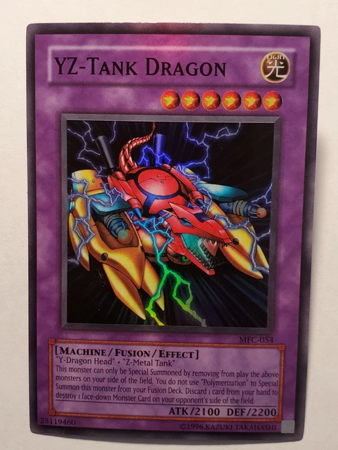 YZ-Tank Dragon Super Rare MFC-054 Unlimited Near Mint Yugioh
