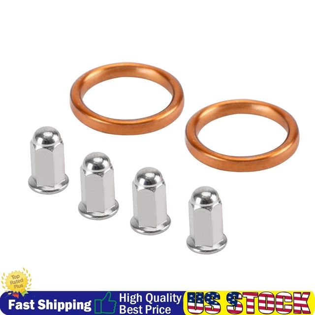 Exhaust Gaskets &Cap Nuts Set For Honda CA160/175 CM185/200T CM/CMX250C GB500 U7