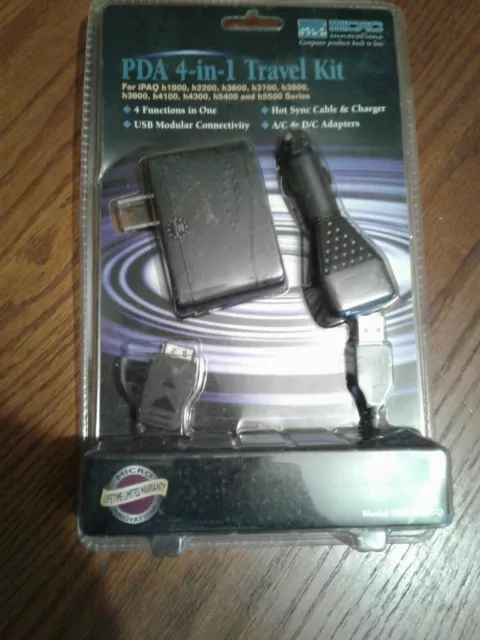 Micro Innovations THTC400CQ Micro PDA AC/DC Adapter and USB Cable Kit.BRAND NEW.