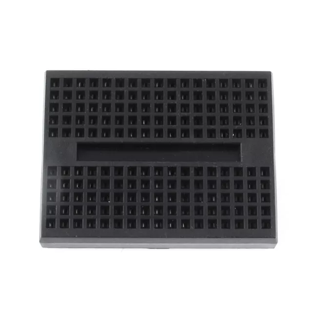 2pcs Mini Black Solderless Prototype Breadboard 170 Tie-points F Arduino Shield