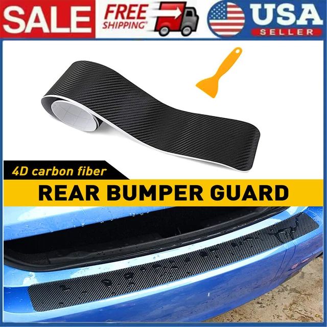 Sticker Rear Bumper Guard Sill Plate Trunk Protector Trim Cover Accessories 90cm