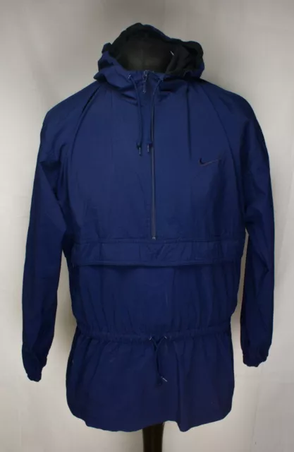 Nike Hooded Smock Jacket Womens Size M Medium UK 8-10 Retro 90s Windbreaker VTG 2