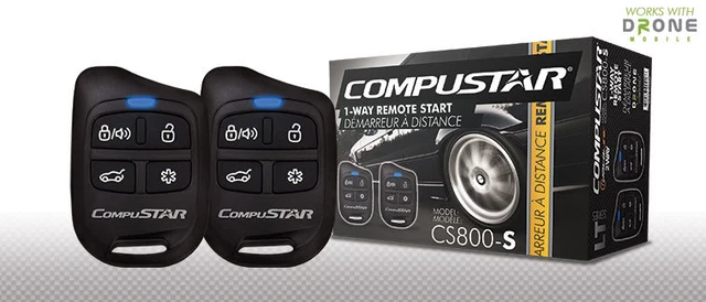 NEW Compustar CS800S 1-Way Remote Start System w/ Keyless Entry CS800-S 2