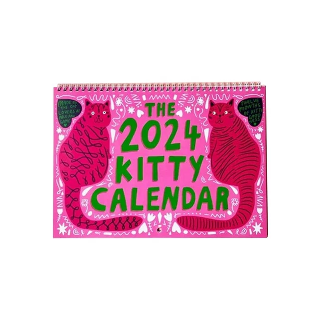 CALENDARIO KITTY 2024 Calendario Calendario 2024 Mensile da Parete