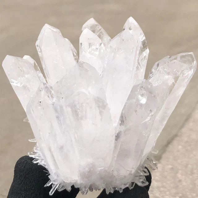 459g  New Find White Clear Quartz Crystal Cluster Mineral Specimen Healing