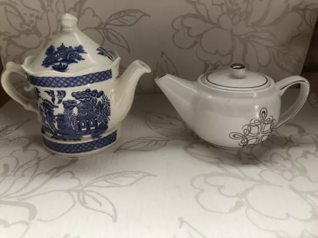 2x Klassisch Teekannen/Japanisch/Schöne Blau Weiß Teekannen Collectibles
