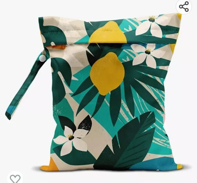 Waterproof Wet Dry Bag Double Layer Reusable Cloth Diaper Wet Bag