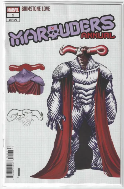 Marauders Annual #1 1:10 Baldeon Design Variant Marvel Comics 2021