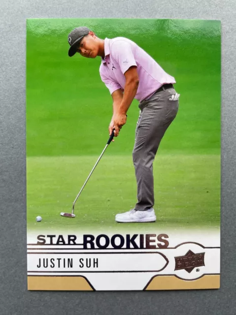 2021 Upper Deck SP Authentic Golf Justin Suh Star Rookies #UDR-2 RC PGA Tour