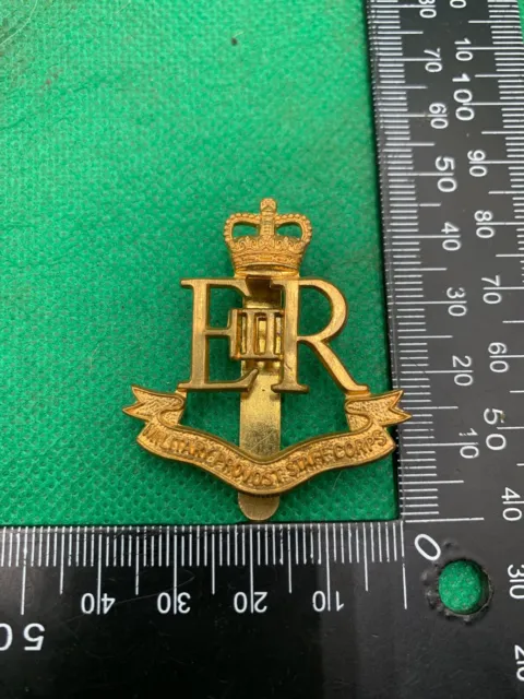 Military Provost Staff Corps British Army Genuine Cap Badge Queen's Crown