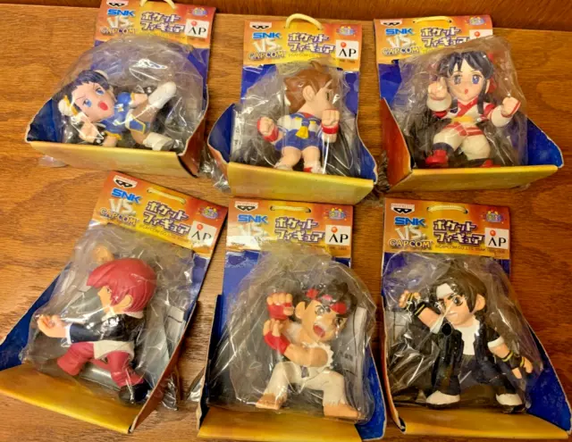 Banpresto Street Fighter II SNK VS. CAPCOM 2.5" figures set of 6