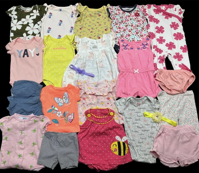 Baby Girl 3 Months 3-6 Month GAP Carter's  Shirts Romper Pants  Clothes Lot