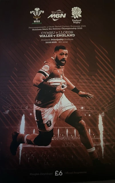 WALES V ENGLAND Official 2025 Six Nations Rugby Programme 4 37 WALES V ENGLAND Official 2025 Six Nations Rugby Programme 4 37