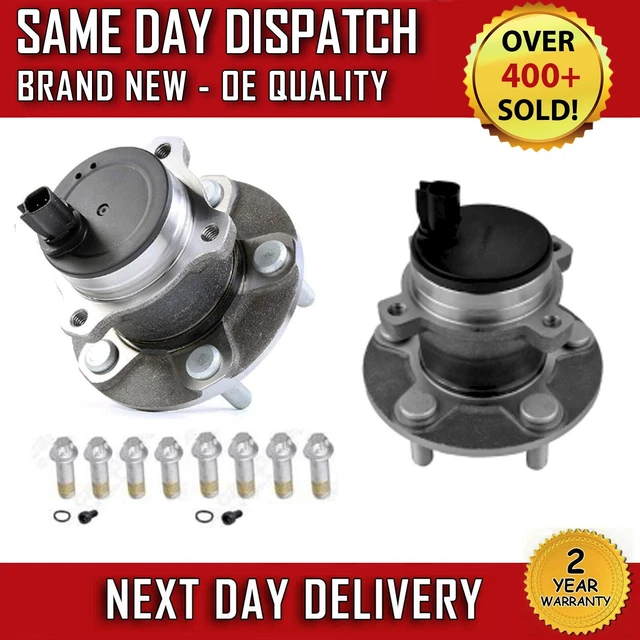 FORD FOCUS MK2 Rear Wheel Bearing Hub Kit Pair X2 With Abs Sensor 2004