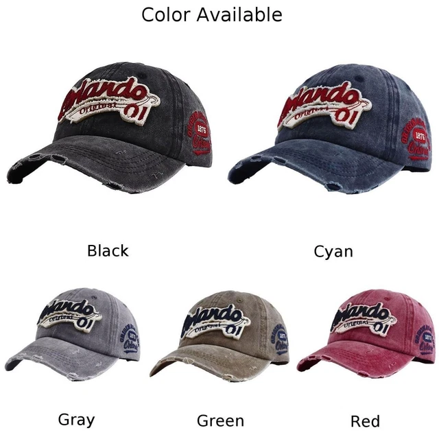 Casquette de baseball ressort polyvalent vintage lavable casquette athlétique b