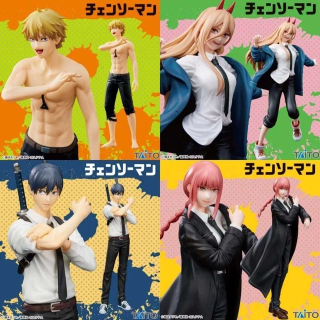 CHAINSAW MAN FIGURE Power Makima Denji Aki Hayakawa TAITO Prize set of