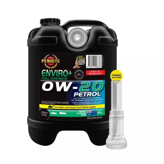 Penrite Enviro+ 0W-20 Engine Oil 20L