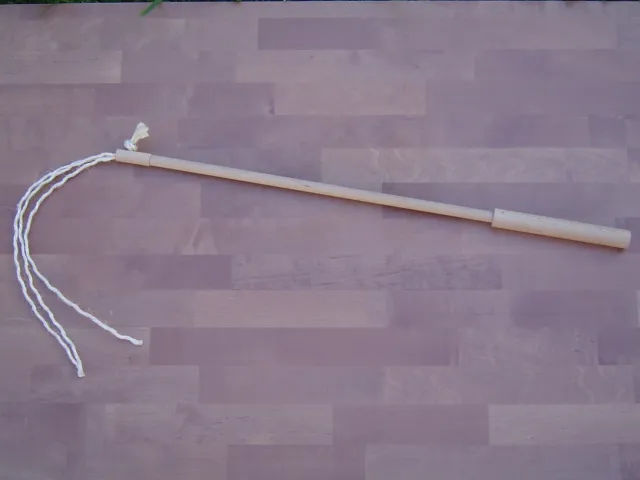 pipano Katzenangel 58 cm mit wechselbarem Sisal Adapter, Holz Spielangel, KS58