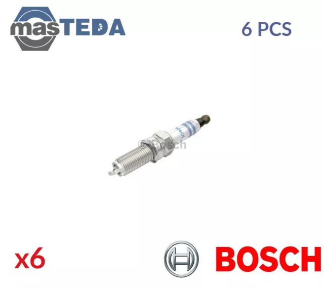 0 242 135 533 Engine Spark Plug Set Plugs Bosch 6Pcs New Oe Replacement