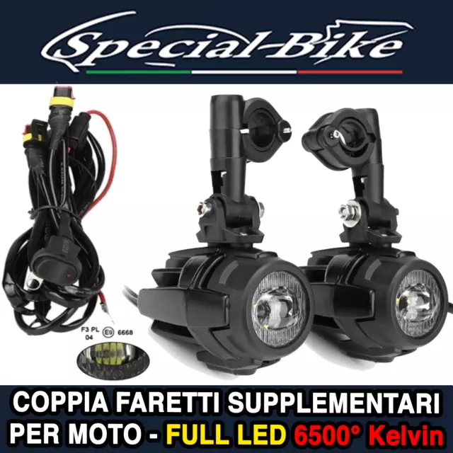 Coppia Faretti Moto Supplementari faro LED 40W