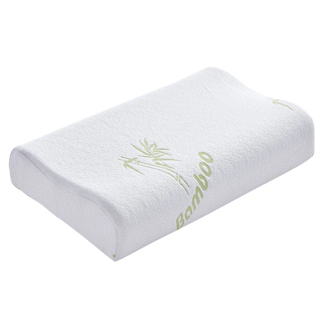Federa Cuscino Cuscini Memory Foam Bianco Collo