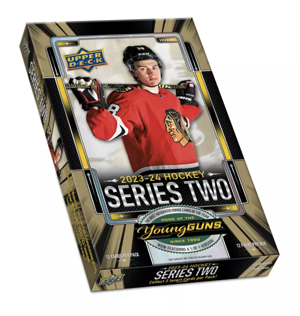 2023-24 Upper Deck Series 2 Hockey HOBBY Box New Sealed