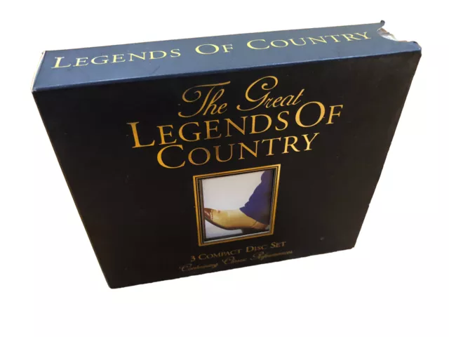 3-CD - GREAT LEGENDS OF COUNTRY vol.8   54 song compilation Classic Performances