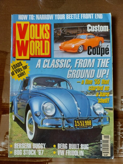 June 1998 VOLKSWORLD MAGAZINE JUNE 1998 Beetle Karmann Ghia Split screen camper ...