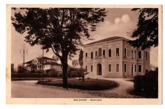 Salzano Venezia Municipio Viaggiata 1941
