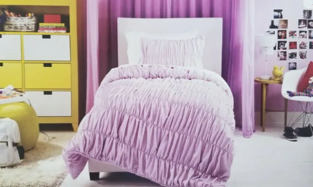 2 pc Xhilaration Lavender Twin Comforter and Sham Set NIP