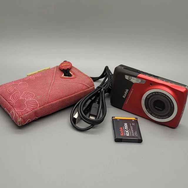 Kodak EasyShare M531 14.0MP Compact Digital Camera Red Tested