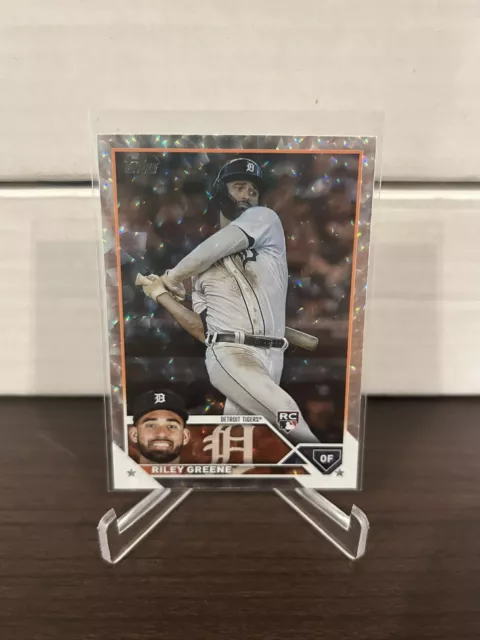 2023 Topps Series 1 RILEY GREENE Collectors Super Box Silver Foil Board RC #31