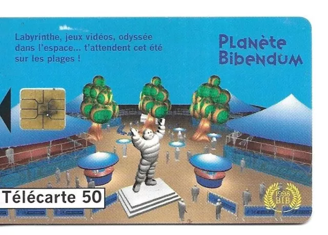 Rare / Carte Telephonique - Michelin Pneu Tyre Bibendum Bib France / Phonecard