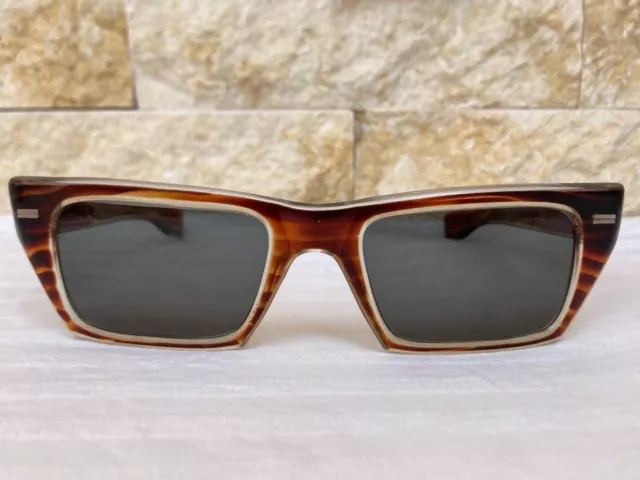 Vintage Samco sunglasses 1960's Italy sunglasses Italian 60's tortoise Men pilot