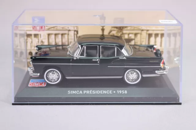 DA045 Altaya voiture 1/43 Simca présidence 1958 noir Belles années Simca 2