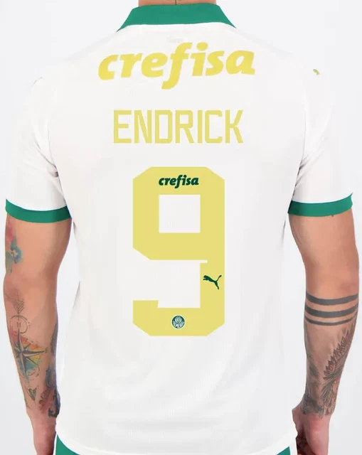 PALMEIRAS AWAY ENDRICK 9 Soccer Football Jersey Shirt 2024 2025 Puma