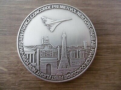 Médaille Club Aérophilatélique Concorde 20ème Anniversaire 1er Vol CONCORDE 