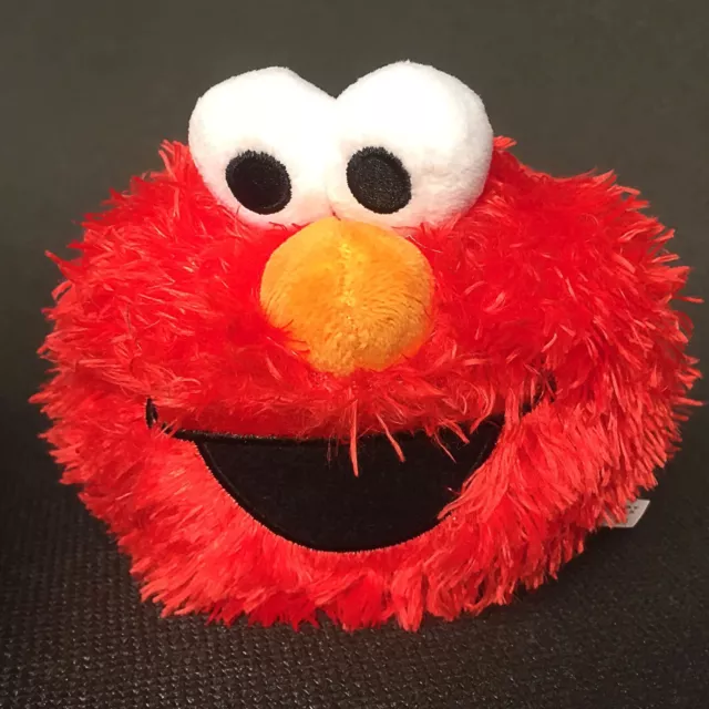Hallmark Sesame Street Red Head Elmo Ball Furry 4.5" X 4" Stuffed Plush Toy 2019