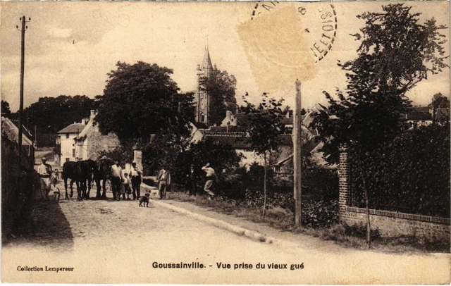 CPA GOUSSAINVILLE - Vue prise du vieux gue (107362)