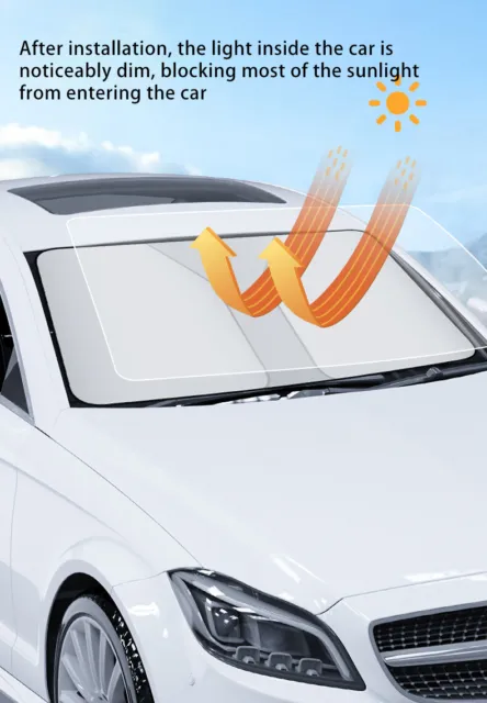 Car Shield Cover Visor UV Block Rear Front Windshield Window Sun Shade