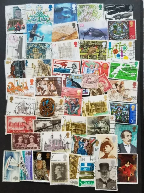 GB GREAT BRITAIN UK England  Used Stamp Lot Collection T5331